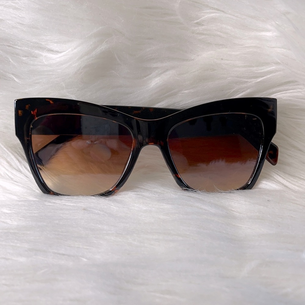 New Ladies Square Cat Eye Sunglasses